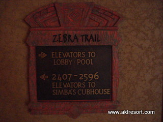 Hallway sign